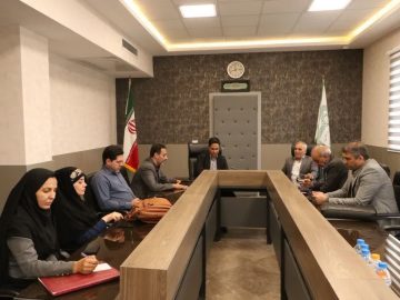 دیدار رئیس و اعضای شورای اسلامی استان با سرپرست سازمان