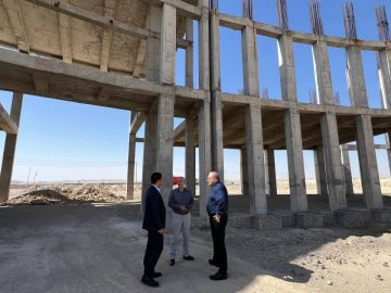 بازدید سرپرست سازمان از پروژه مجتمع گردشگری سرخه