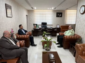 دیدار سرپرست سازمان با فرمانده انتظامی استان سمنان